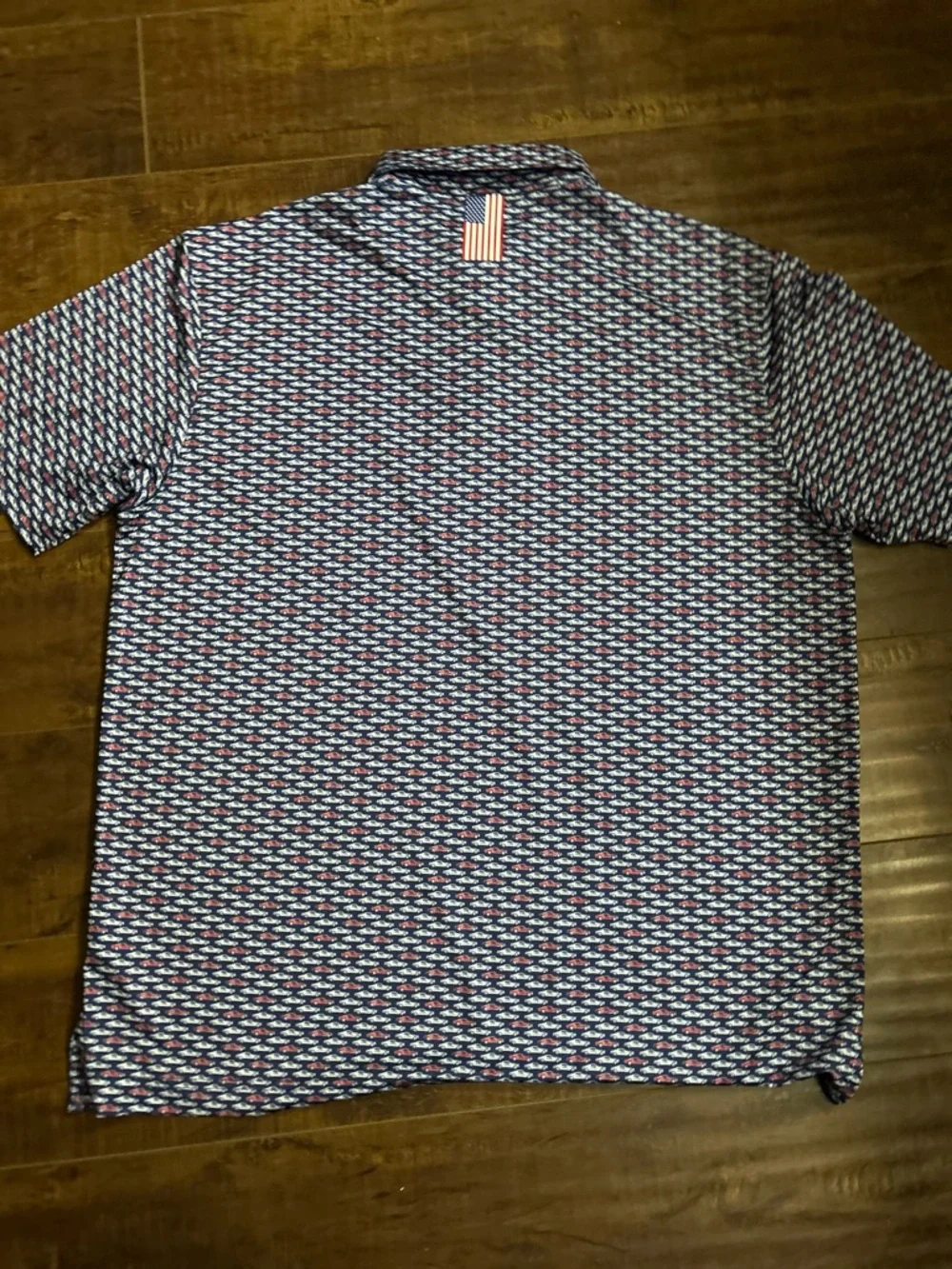 Rhoback Men's Mustang Car ALL Over Polo size XL EUC - Picture 4 of 5